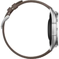 Huawei Watch GT 6 46 мм (серебристый, с коричневым кожаным ремешком, международная версия) Image #6