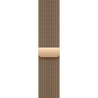 Apple Watch Series 10 LTE 46 мм (титановый корпус, золотистый/золотистый, миланская петля) Image #3