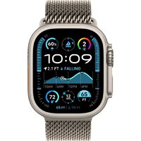 Apple Watch Ultra 2 LTE 49 мм (титановый корпус, титановый/титановый, миланская петля M) Image #2