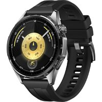 Huawei Watch GT 6 46 мм (черный, с черным силиконовым ремешком, международная версия)