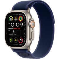 Apple Watch Ultra 2 LTE 49 мм (титановый корпус, титановый/синий, нейлоновый ремешок M/L) Image #1