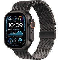 Apple Watch Ultra 2 LTE 49 мм (титановый корпус, черный/черный, миланская петля L) Image #1
