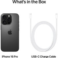 Apple iPhone 16 Pro Dual eSim 256GB (черный титан) Image #7
